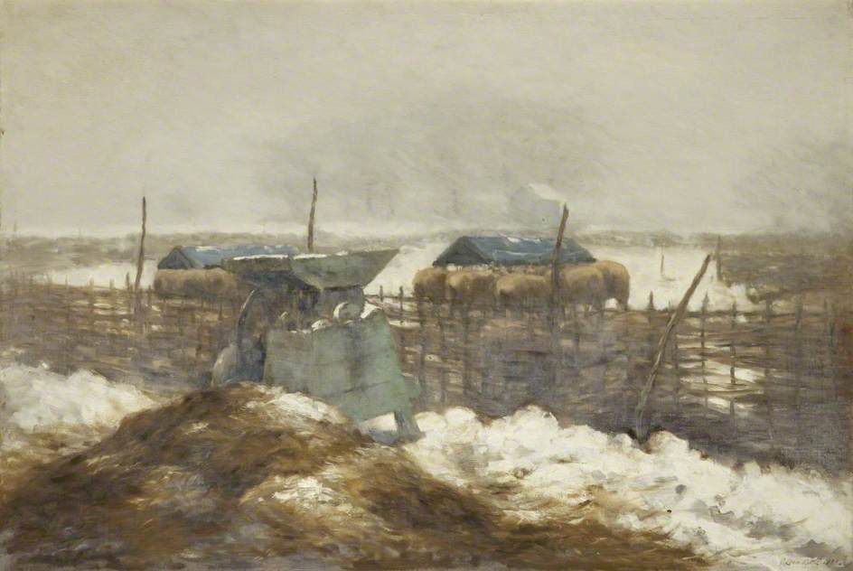 Wikioo.org - The Encyclopedia of Fine Arts - Painting, Artwork by George Leon Little - Fog and Snow