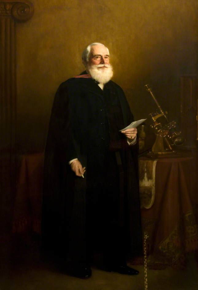 Wikioo.org - The Encyclopedia of Fine Arts - Painting, Artwork by Ernest E Taylor - Professor Peter Redfern (1820–1912)