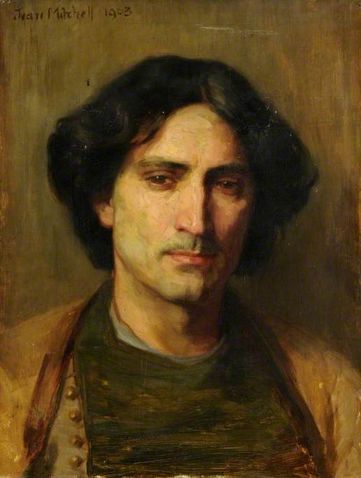 Wikioo.org – L'Encyclopédie des Beaux Arts - Peinture, Oeuvre de Jean Mitchell - Portrait d un homme