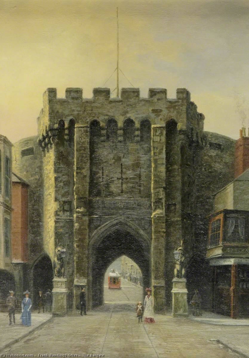 Wikioo.org - The Encyclopedia of Fine Arts - Painting, Artwork by Frank Rawlings Offer - The Bargate