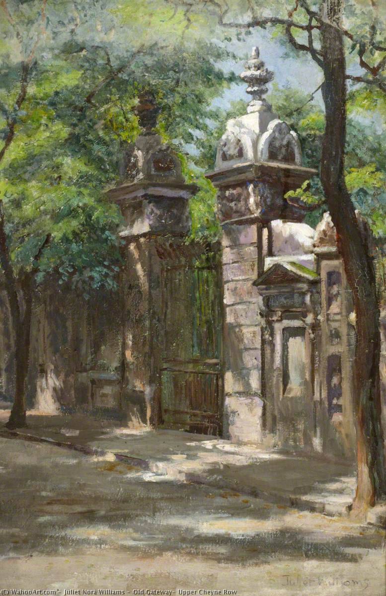 Wikioo.org - The Encyclopedia of Fine Arts - Painting, Artwork by Juliet Nora Williams - Old Gateway, Upper Cheyne Row