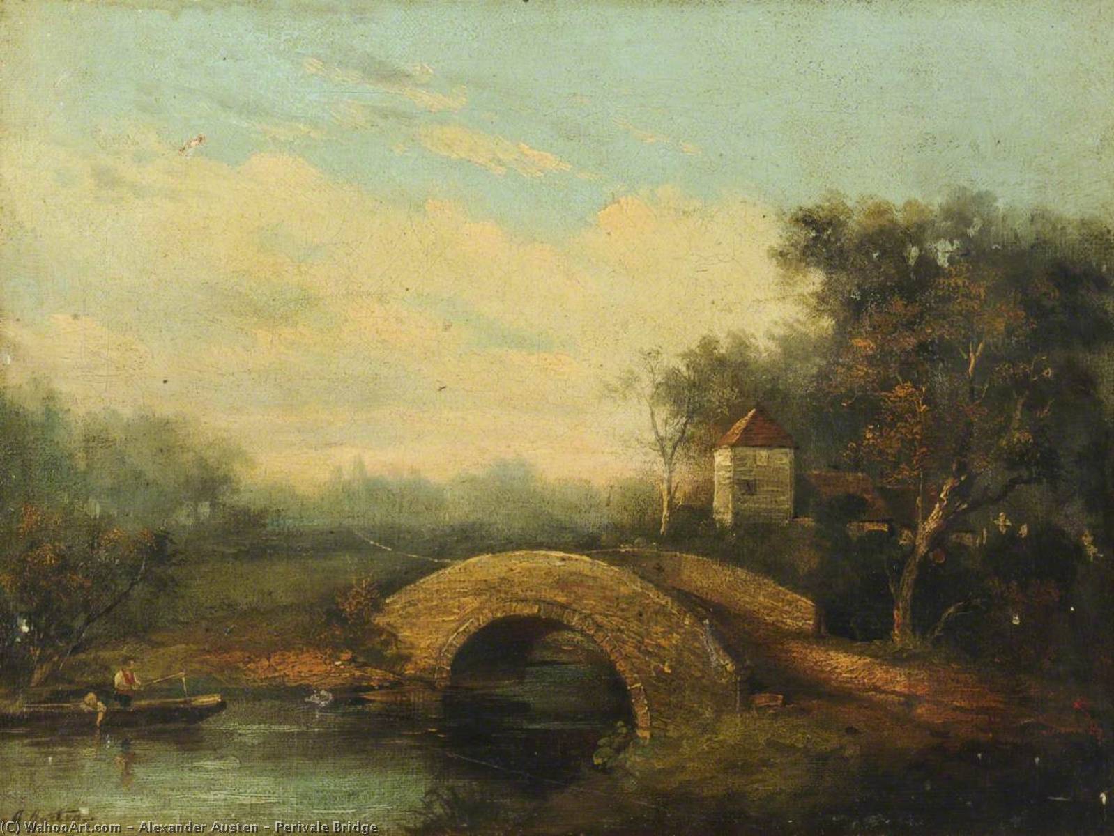 Wikioo.org - The Encyclopedia of Fine Arts - Painting, Artwork by Alexander Austen - Perivale Bridge