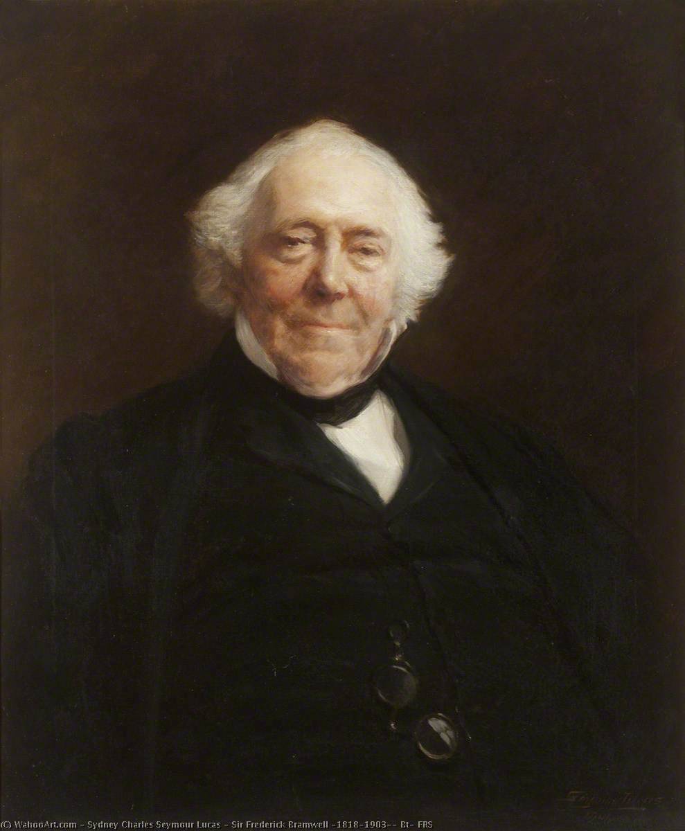 Wikioo.org - The Encyclopedia of Fine Arts - Painting, Artwork by Sydney Charles Seymour Lucas - Sir Frederick Bramwell (1818–1903), Bt, FRS