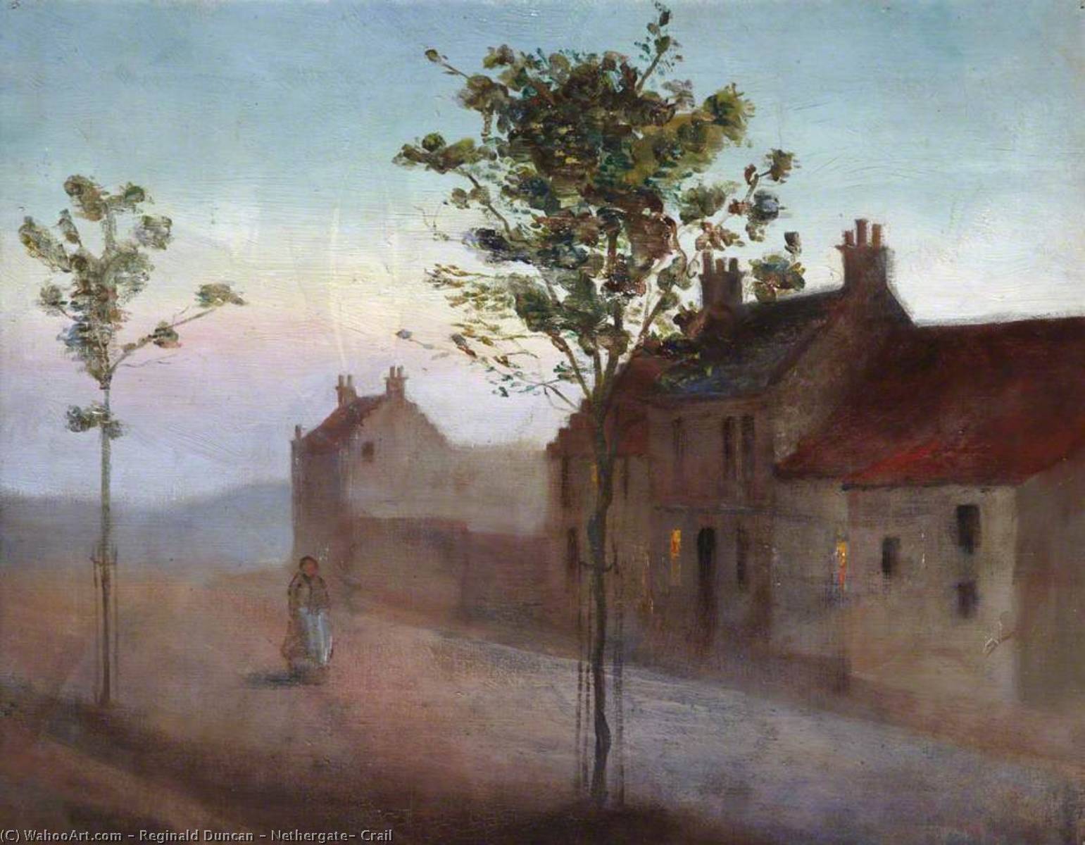 Wikioo.org - The Encyclopedia of Fine Arts - Painting, Artwork by Reginald Duncan - Nethergate, Crail
