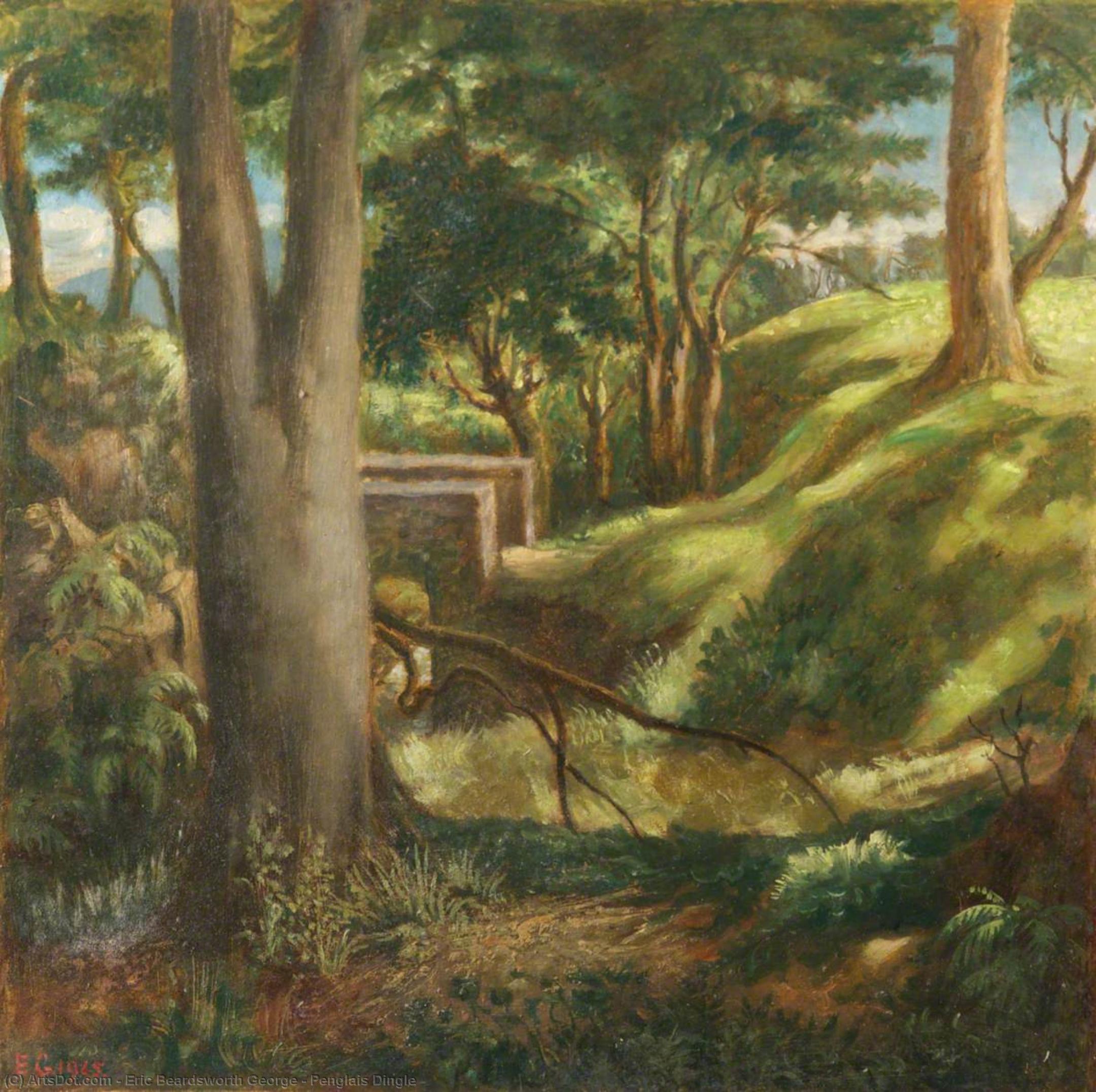 Wikioo.org - The Encyclopedia of Fine Arts - Painting, Artwork by Eric Beardsworth George - Penglais Dingle
