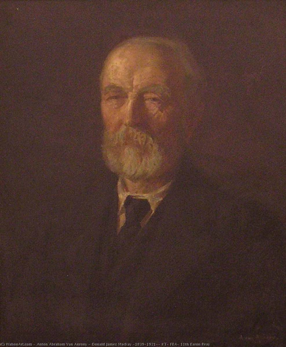 Wikioo.org - The Encyclopedia of Fine Arts - Painting, Artwork by Anton Abraham Van Anrooy - Donald James Mackay (1839–1921), KT, FBA, 11th Baron Reay