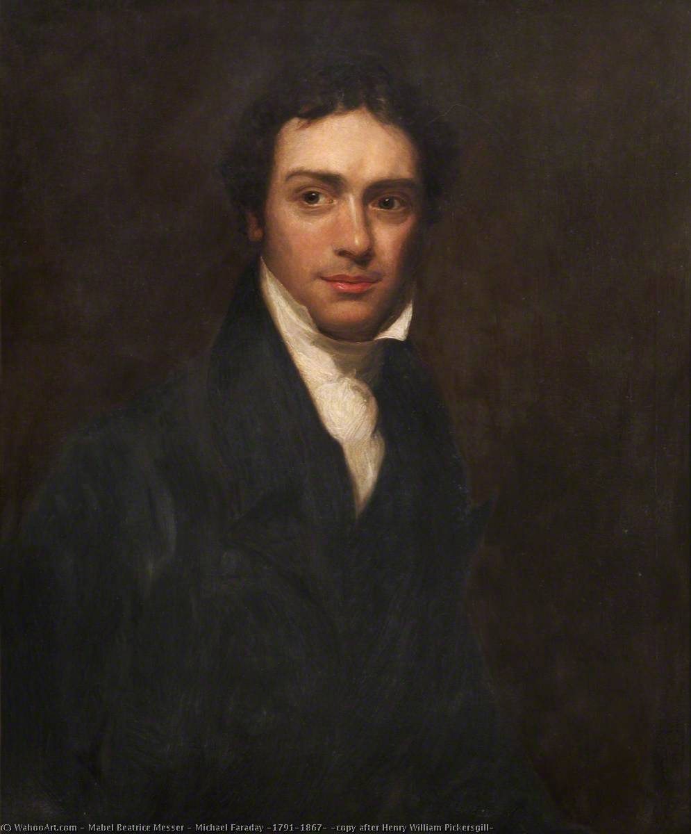 Wikioo.org - The Encyclopedia of Fine Arts - Painting, Artwork by Mabel Beatrice Messer - Michael Faraday (1791–1867) (copy after Henry William Pickersgill)