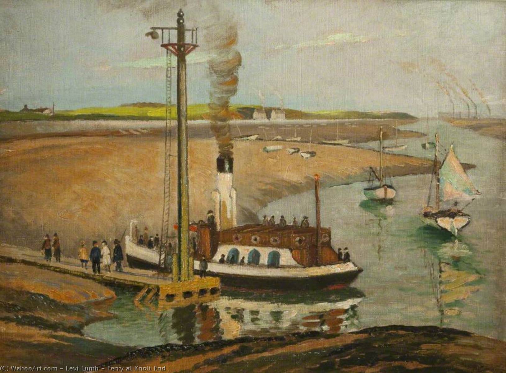 Wikioo.org - The Encyclopedia of Fine Arts - Painting, Artwork by Levi Lumb - Ferry at Knott End