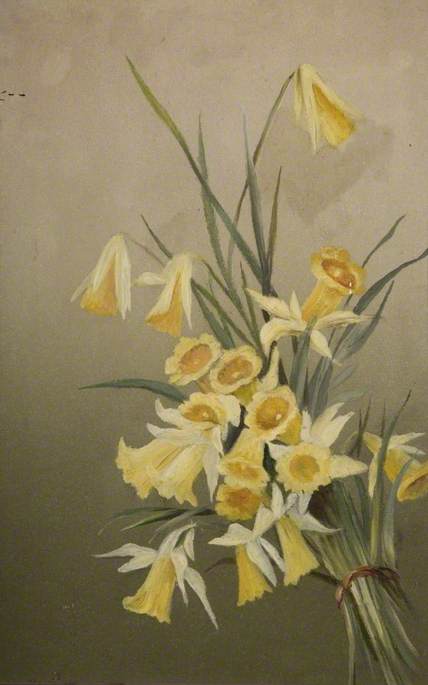 Wikioo.org - The Encyclopedia of Fine Arts - Painting, Artwork by Constance Dutton Thompson - Daffodils