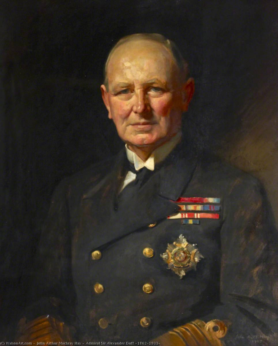 Wikioo.org - The Encyclopedia of Fine Arts - Painting, Artwork by John Arthur Machray Hay - Admiral Sir Alexander Duff (1862–1933)