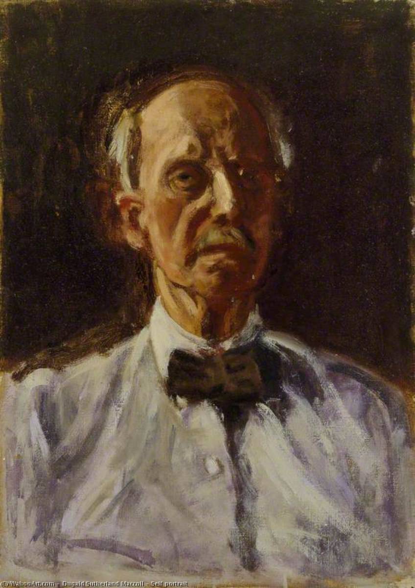 Wikioo.org - The Encyclopedia of Fine Arts - Painting, Artwork by Dugald Sutherland Maccoll - Self portrait