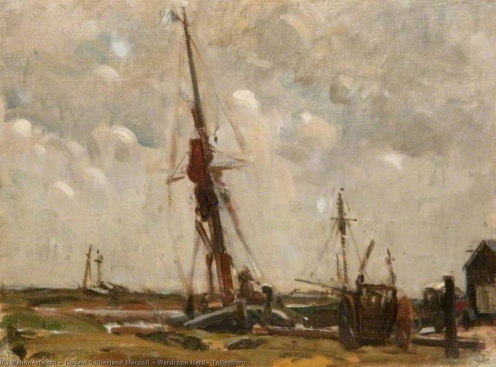 Wikioo.org - The Encyclopedia of Fine Arts - Painting, Artwork by Dugald Sutherland Maccoll - Wardrope Hard, Tollesbury