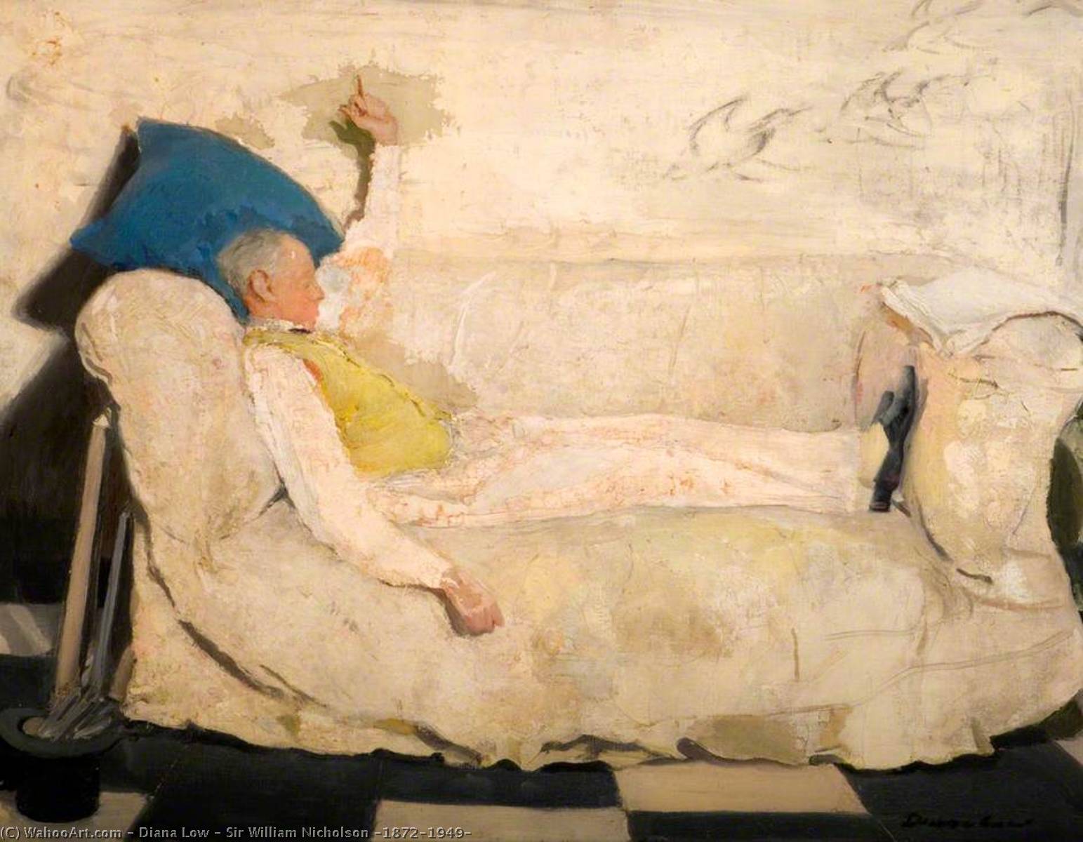 Wikioo.org - The Encyclopedia of Fine Arts - Painting, Artwork by Diana Low - Sir William Nicholson (1872–1949)
