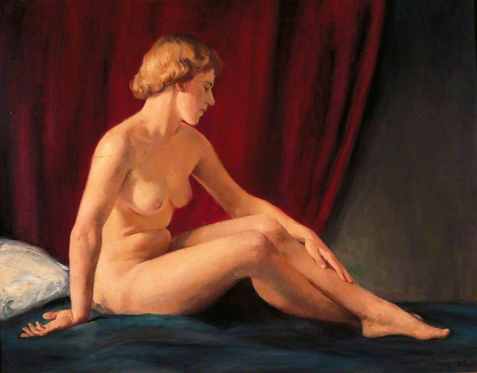 Wikioo.org - The Encyclopedia of Fine Arts - Painting, Artwork by Joyce Platt - Nude Study