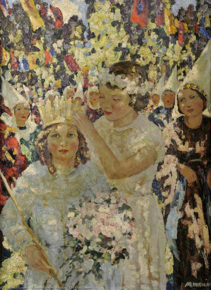 Wikioo.org - The Encyclopedia of Fine Arts - Painting, Artwork by Margaret Isobel Wright - The May Queen