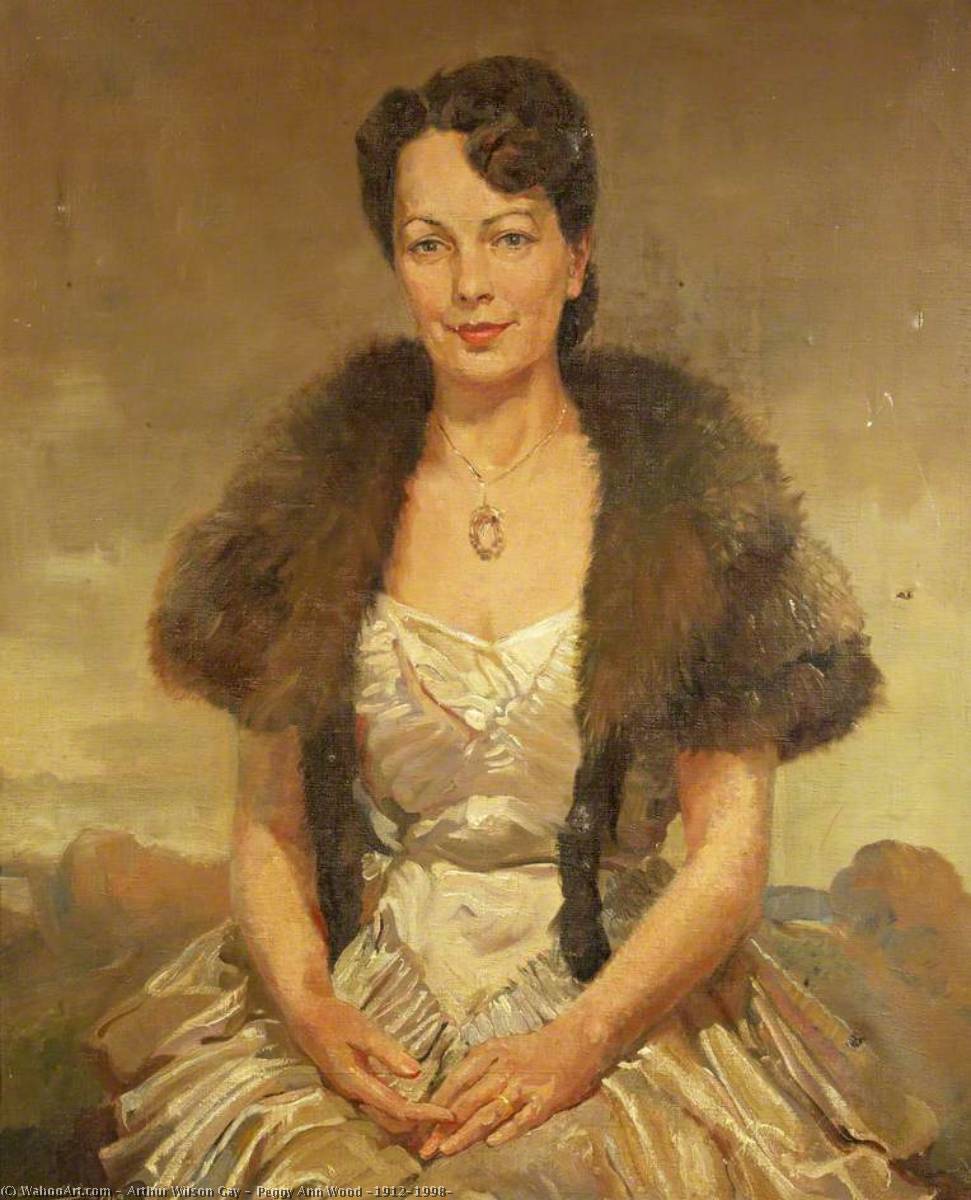 Wikioo.org - The Encyclopedia of Fine Arts - Painting, Artwork by Arthur Wilson Gay - Peggy Ann Wood (1912–1998)