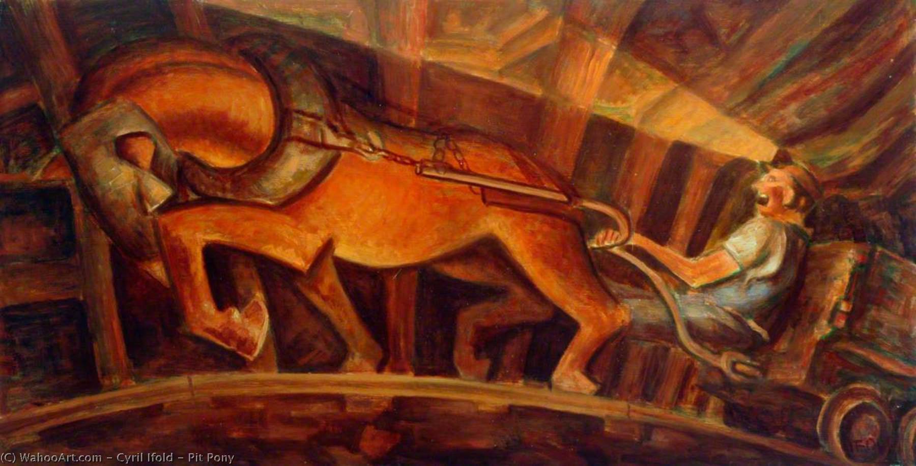Wikioo.org – L'Enciclopedia delle Belle Arti - Pittura, Opere di Cyril Ifold - Fossa Pony
