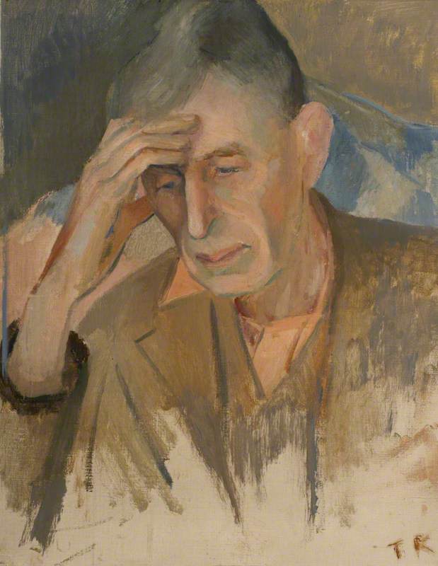 Wikioo.org - The Encyclopedia of Fine Arts - Painting, Artwork by Marjorie Tulip Ritchie ('Trekkie') Parsons - Leonard Sidney Woolf (1880–1969)