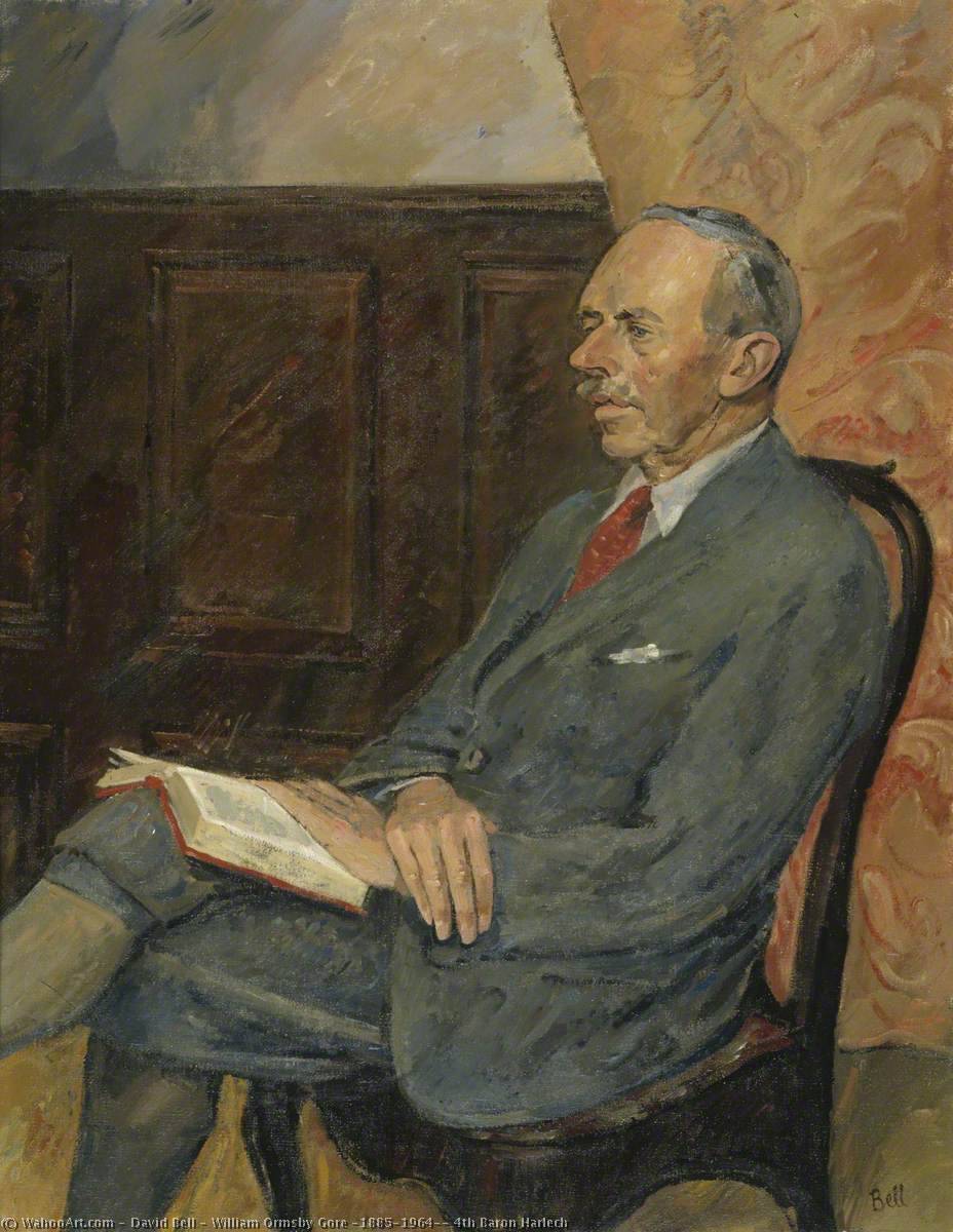 Wikioo.org - The Encyclopedia of Fine Arts - Painting, Artwork by David Bell - William Ormsby Gore (1885–1964), 4th Baron Harlech