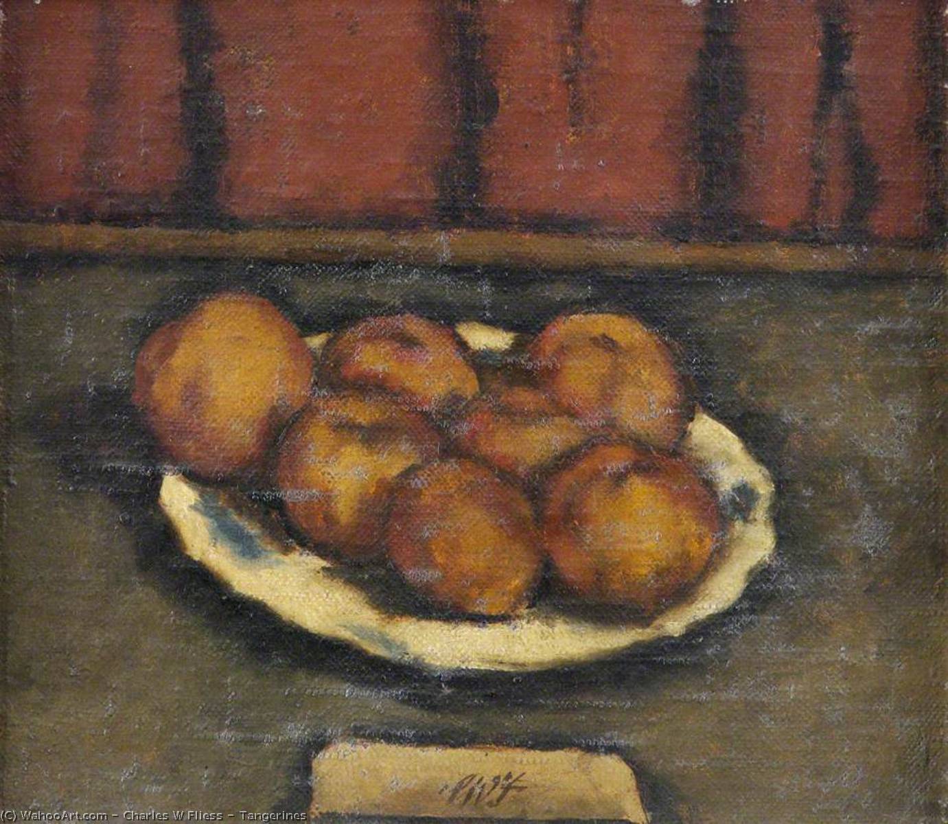 WikiOO.org - Enciclopedia of Fine Arts - Pictura, lucrări de artă Charles W Fliess - Tangerines