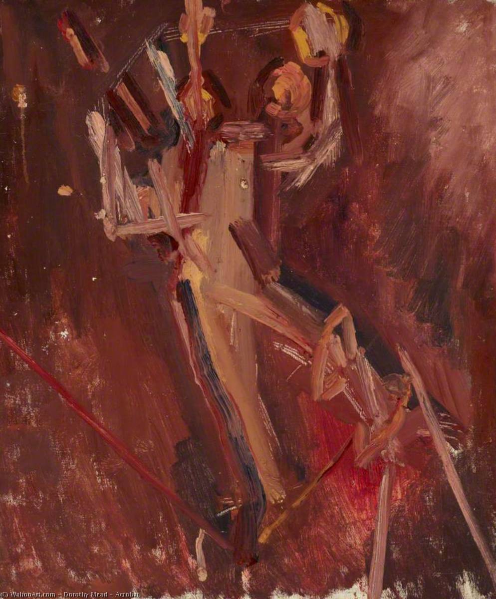 Wikioo.org - The Encyclopedia of Fine Arts - Painting, Artwork by Dorothy Mead - Acrobat