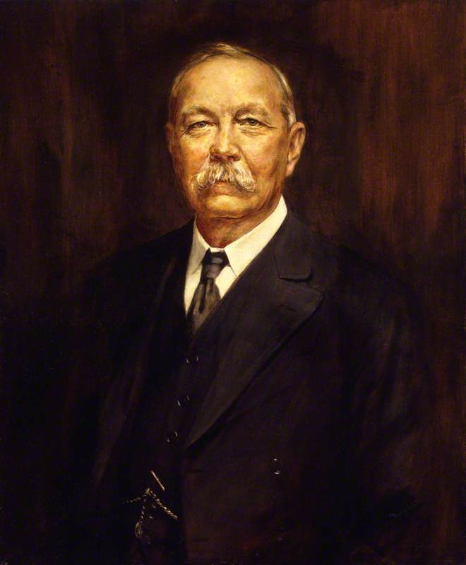 Wikioo.org - The Encyclopedia of Fine Arts - Painting, Artwork by Henry L Gates - Arthur Conan Doyle