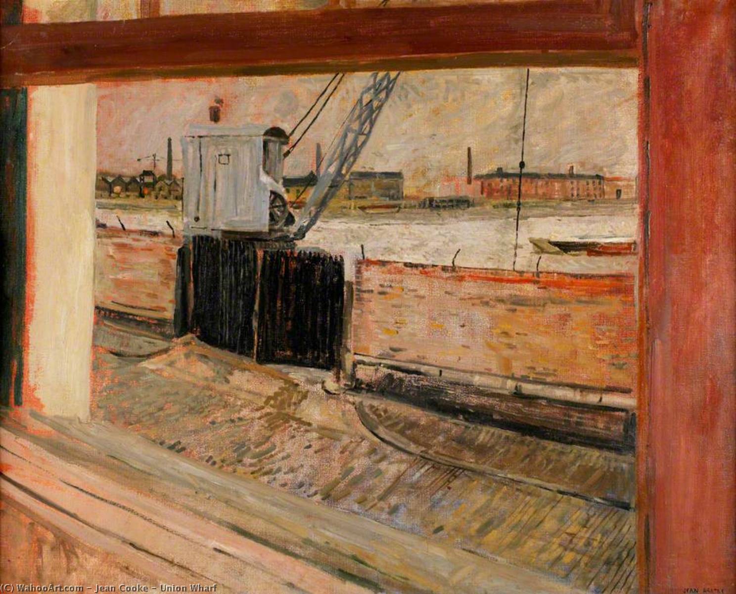 Wikioo.org - The Encyclopedia of Fine Arts - Painting, Artwork by Jean Cooke - Union Wharf