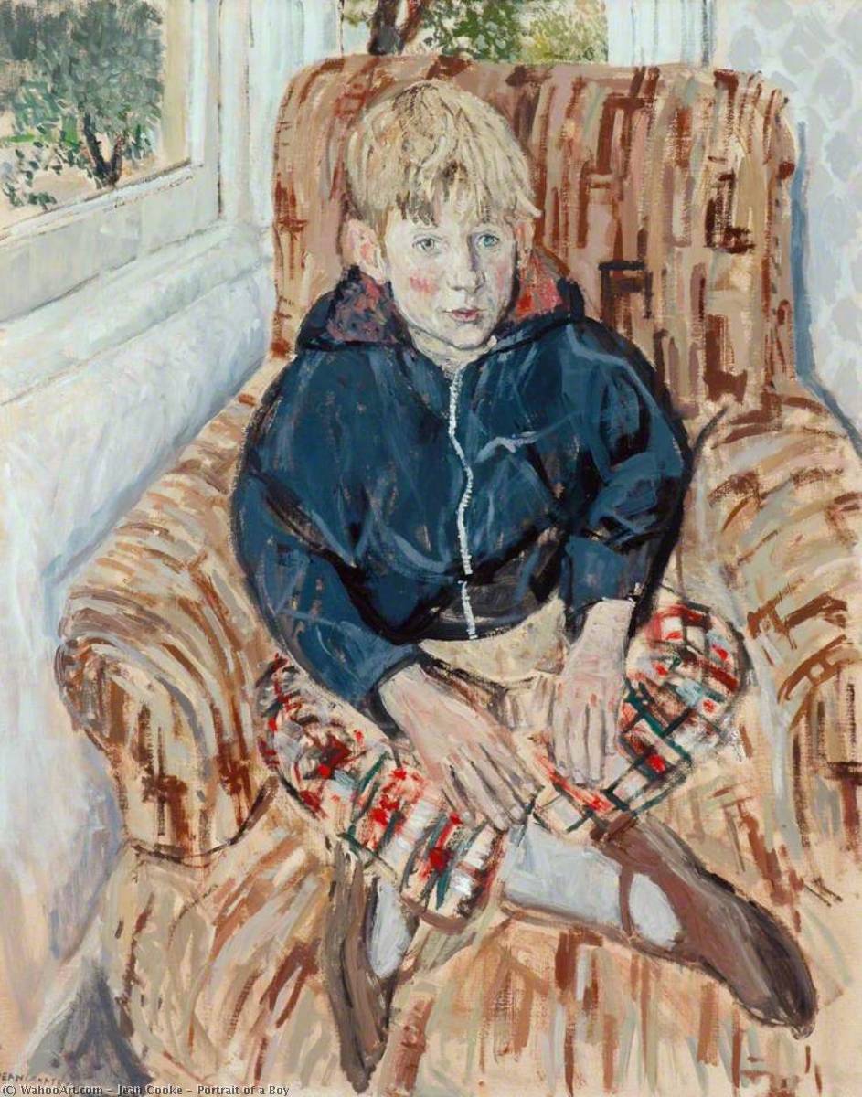 Wikioo.org - The Encyclopedia of Fine Arts - Painting, Artwork by Jean Cooke - Portrait of a Boy