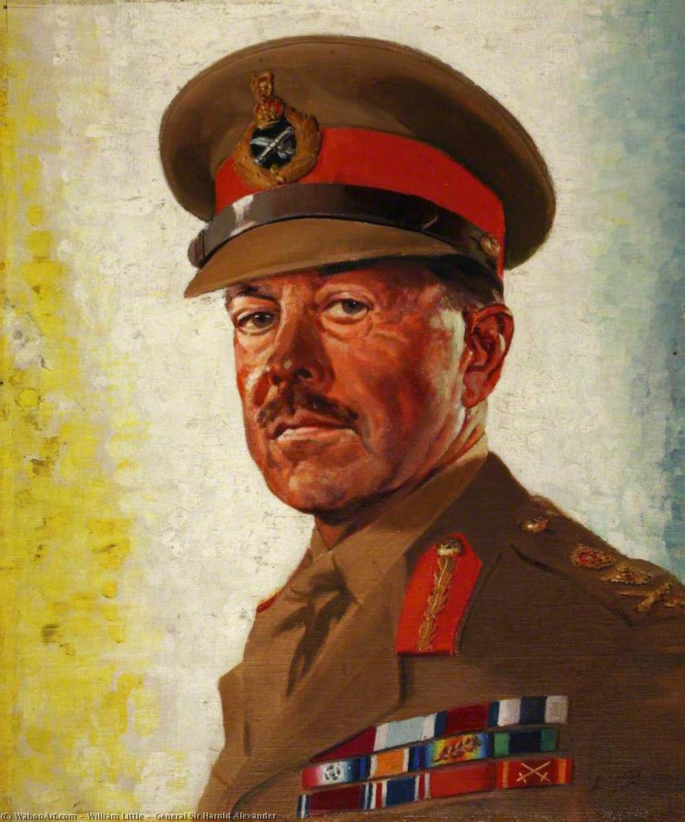 Wikioo.org - The Encyclopedia of Fine Arts - Painting, Artwork by William Little - General Sir Harold Alexander