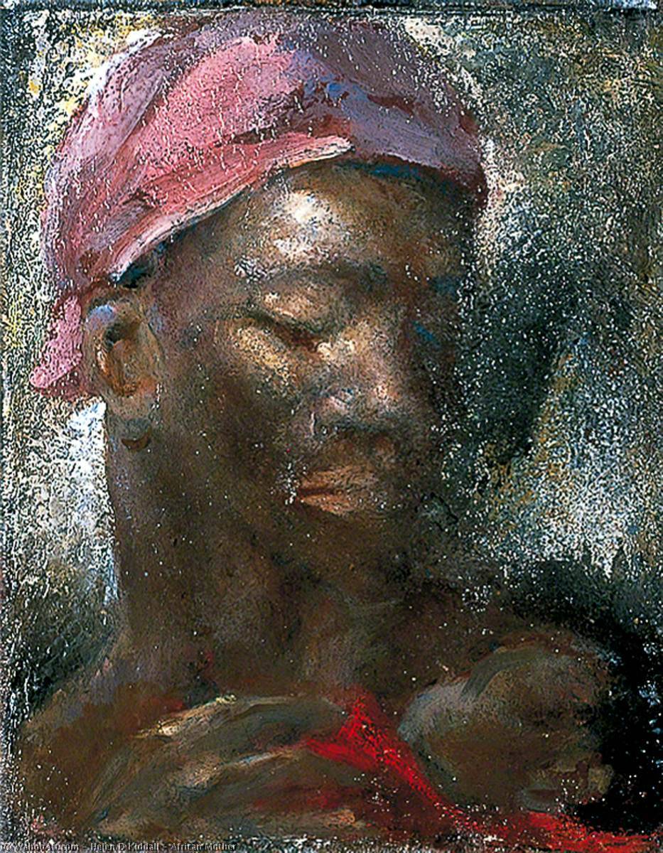 WikiOO.org - Εγκυκλοπαίδεια Καλών Τεχνών - Ζωγραφική, έργα τέχνης Helen D Kiddall - African Mother