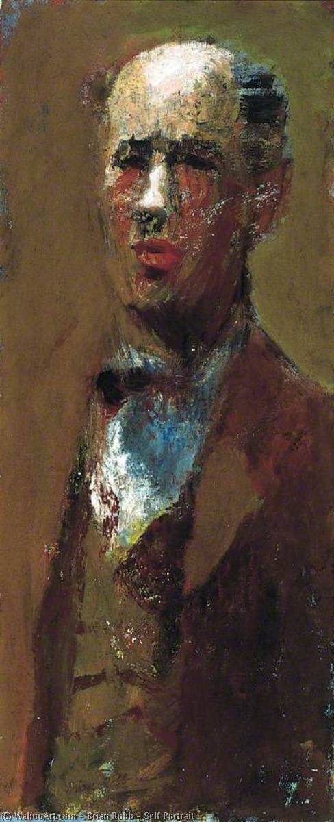 WikiOO.org - Encyclopedia of Fine Arts - Målning, konstverk Brian Robb - Self Portrait