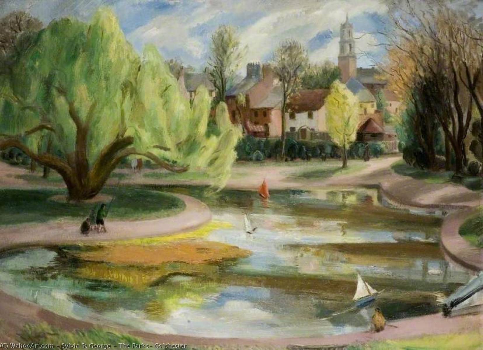 WikiOO.org - Enciclopedia of Fine Arts - Pictura, lucrări de artă Sylvia St George - The Parks, Colchester