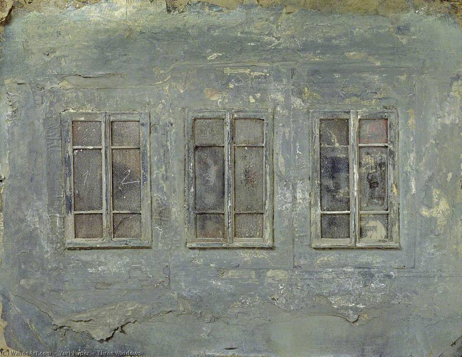 Wikioo.org - The Encyclopedia of Fine Arts - Painting, Artwork by Yuri Kuper - Three Windows