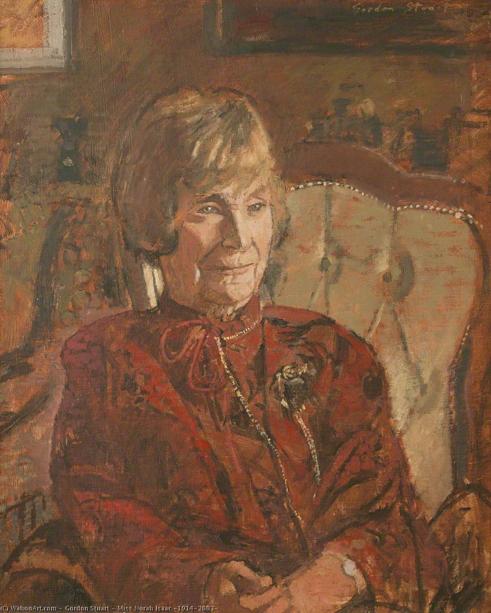 Wikioo.org - The Encyclopedia of Fine Arts - Painting, Artwork by Gordon Stuart - Miss Norah Isaac (1914–2003)