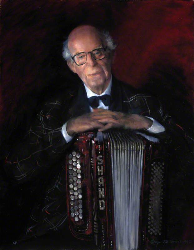Wikioo.org - The Encyclopedia of Fine Arts - Painting, Artwork by George J. D Bruce - Sir James ‘Jimmy’ Shand (1908–2000), Musician