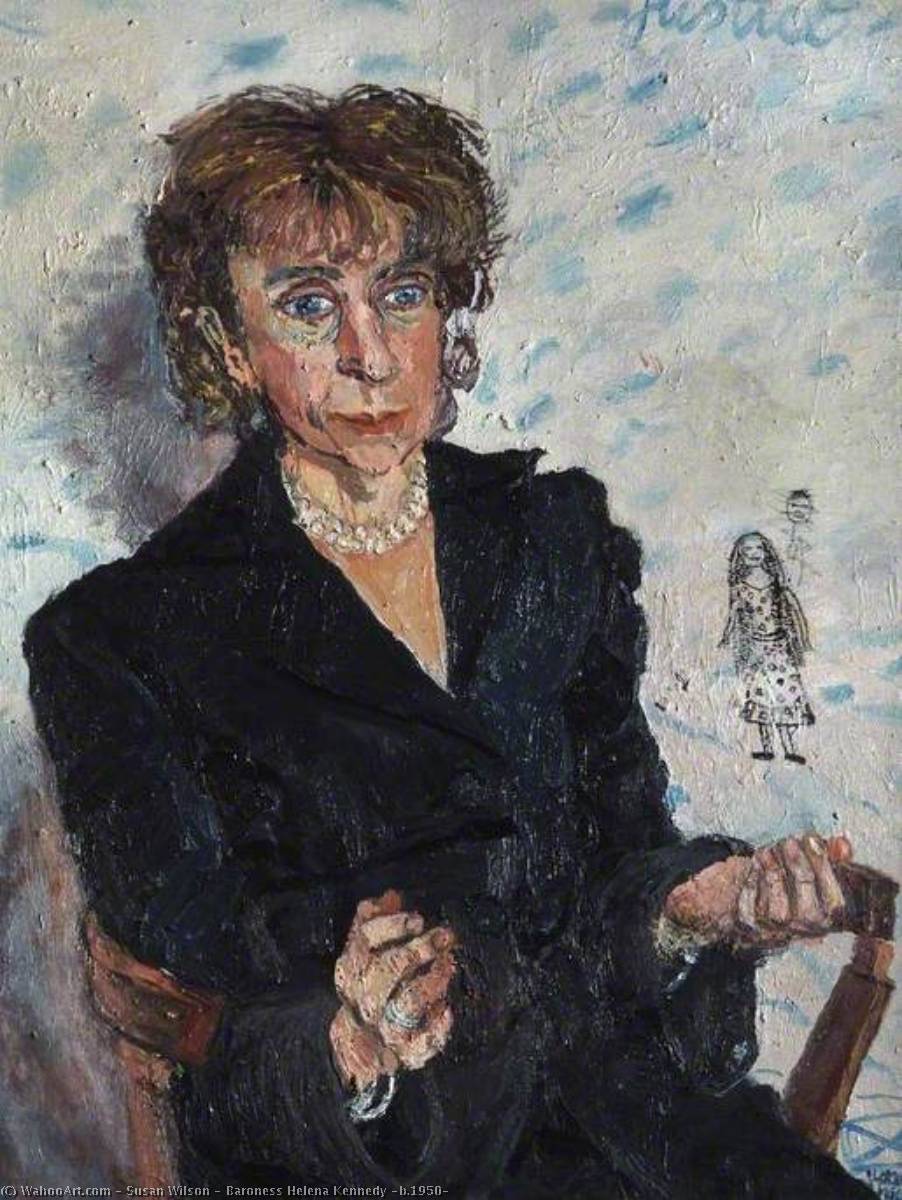 Wikioo.org - The Encyclopedia of Fine Arts - Painting, Artwork by Susan Wilson - Baroness Helena Kennedy (b.1950)