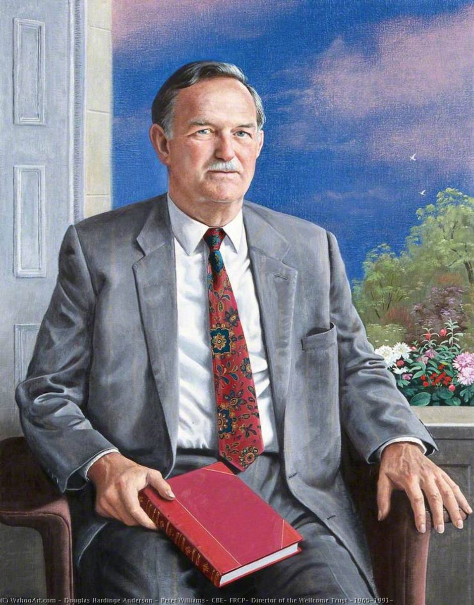 Wikioo.org - The Encyclopedia of Fine Arts - Painting, Artwork by Douglas Hardinge Anderson - Peter Williams, CBE, FRCP, Director of the Wellcome Trust (1965–1991)