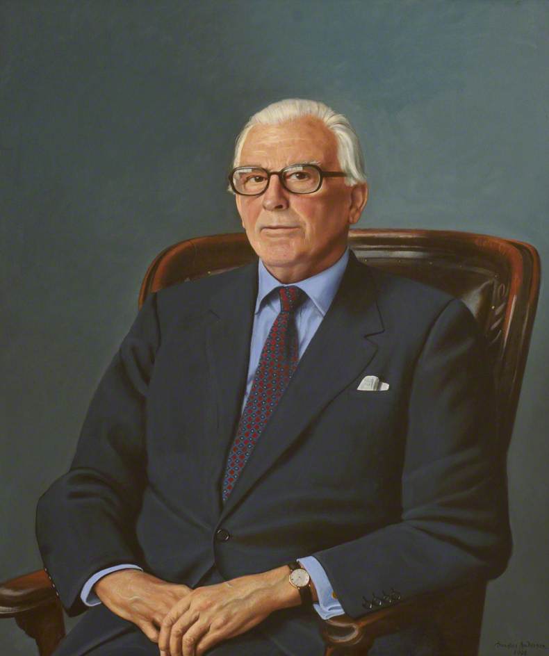 Wikioo.org - The Encyclopedia of Fine Arts - Painting, Artwork by Douglas Hardinge Anderson - Lord Hussey of North Bradley (1923–2006), Chairman, The Royal Marden Hospital (1985–1998)