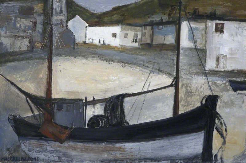 Wikioo.org - The Encyclopedia of Fine Arts - Painting, Artwork by Margo Maeckelberghe - Fishing Boat, St Ives