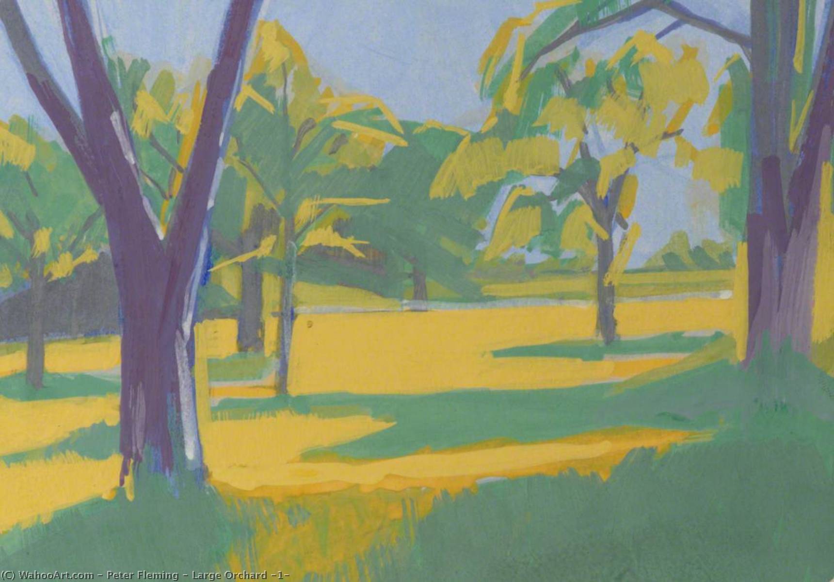 Wikioo.org - The Encyclopedia of Fine Arts - Painting, Artwork by Peter Fleming - Large Orchard (1)