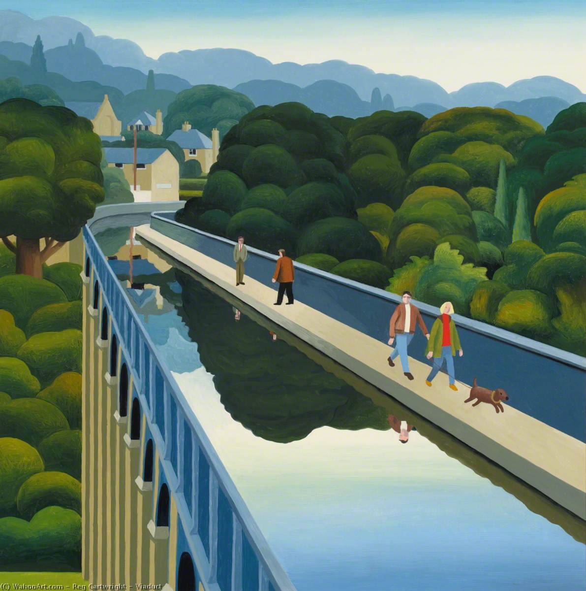 Wikioo.org - The Encyclopedia of Fine Arts - Painting, Artwork by Reg Cartwright - Viaduct