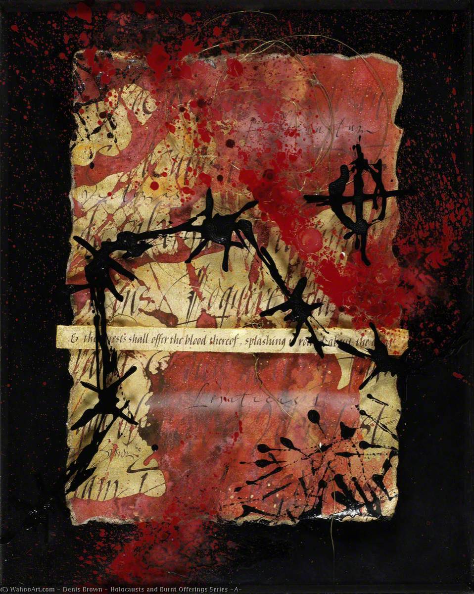 Wikioo.org - The Encyclopedia of Fine Arts - Painting, Artwork by Denis Brown - Holocausts and Burnt Offerings Series (A)