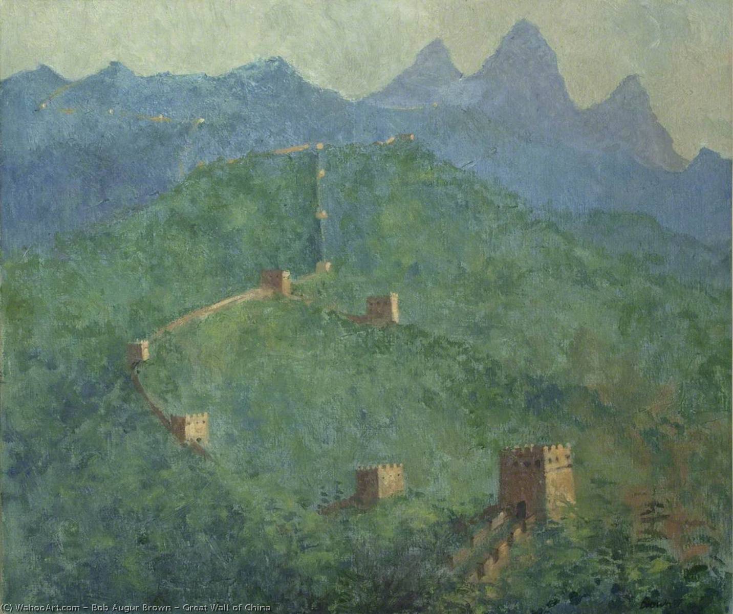 Wikioo.org - The Encyclopedia of Fine Arts - Painting, Artwork by Bob Augur Brown - Great Wall of China