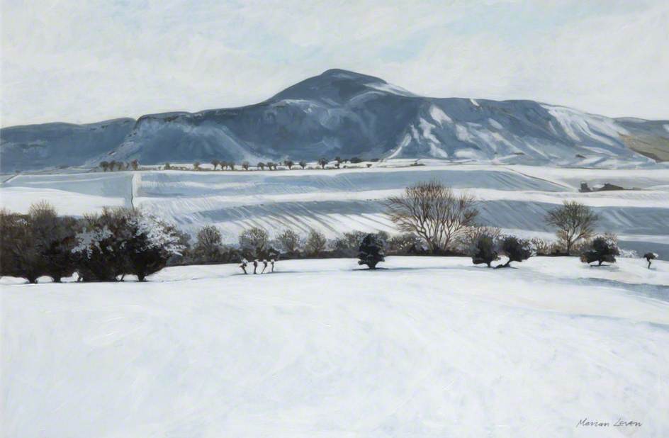 Wikioo.org - The Encyclopedia of Fine Arts - Painting, Artwork by Marian Leven - West Lomond, Snow