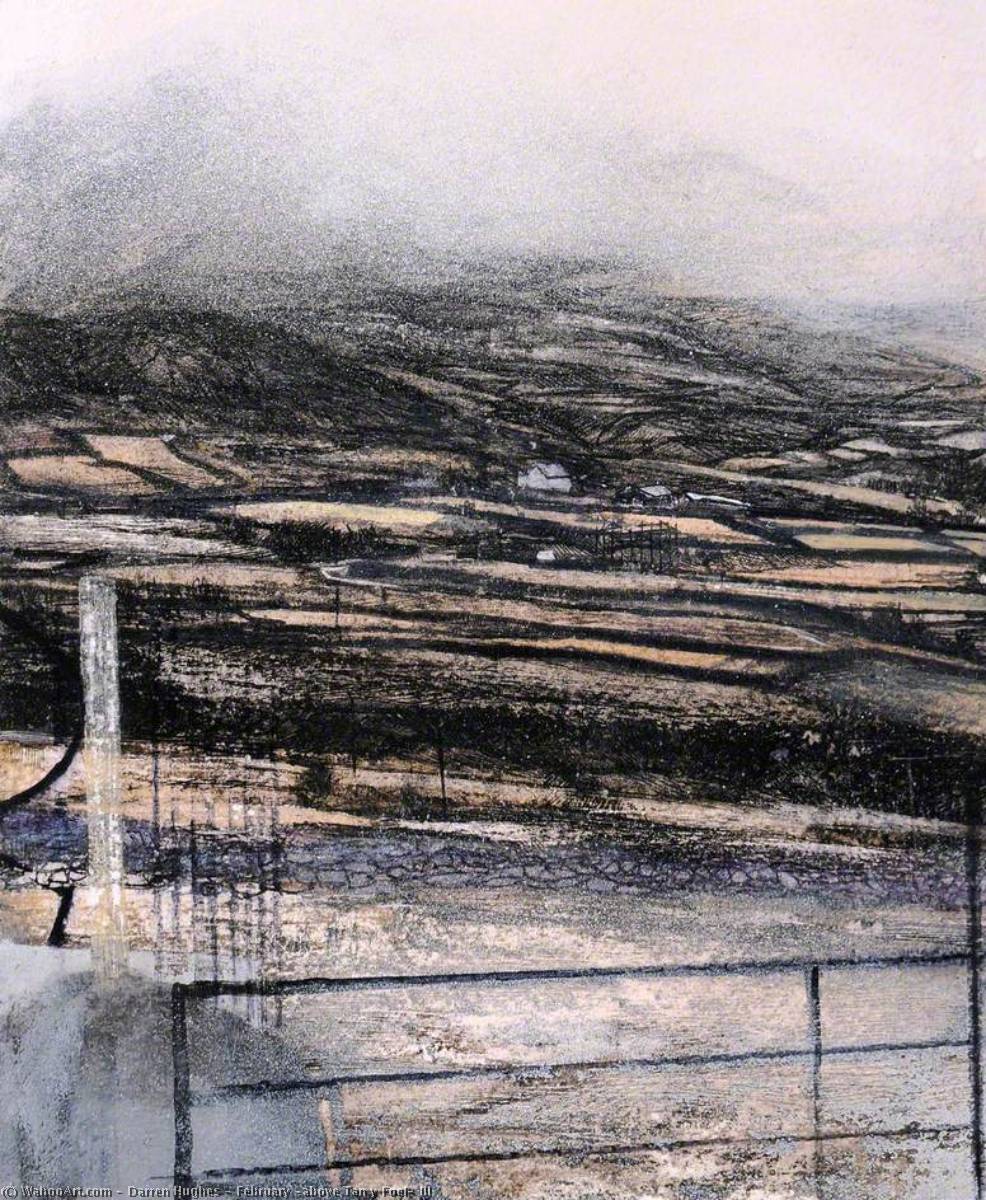 Wikioo.org - The Encyclopedia of Fine Arts - Painting, Artwork by Darren Hughes - February (above Tan y Foel) III