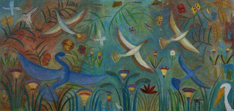 Wikioo.org - The Encyclopedia of Fine Arts - Painting, Artwork by Judy Willoughby - Birds in Flight