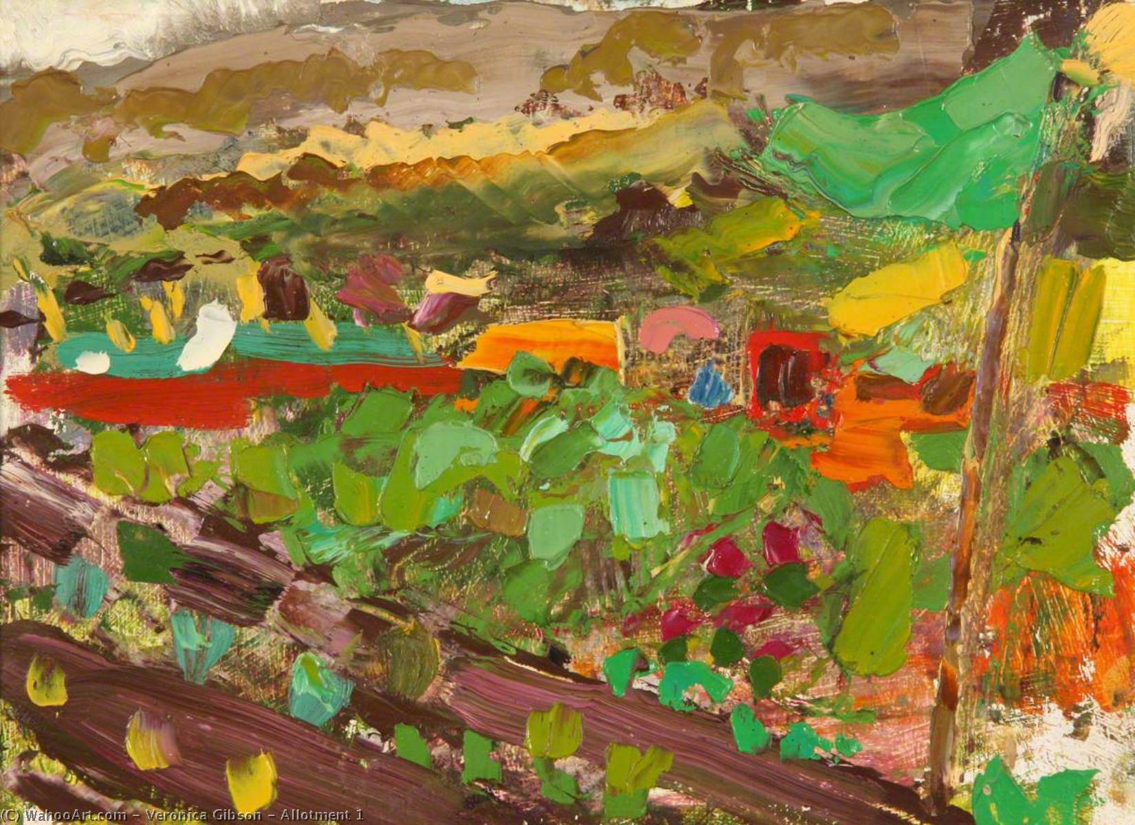 Wikioo.org - The Encyclopedia of Fine Arts - Painting, Artwork by Veronica Gibson - Allotment 1