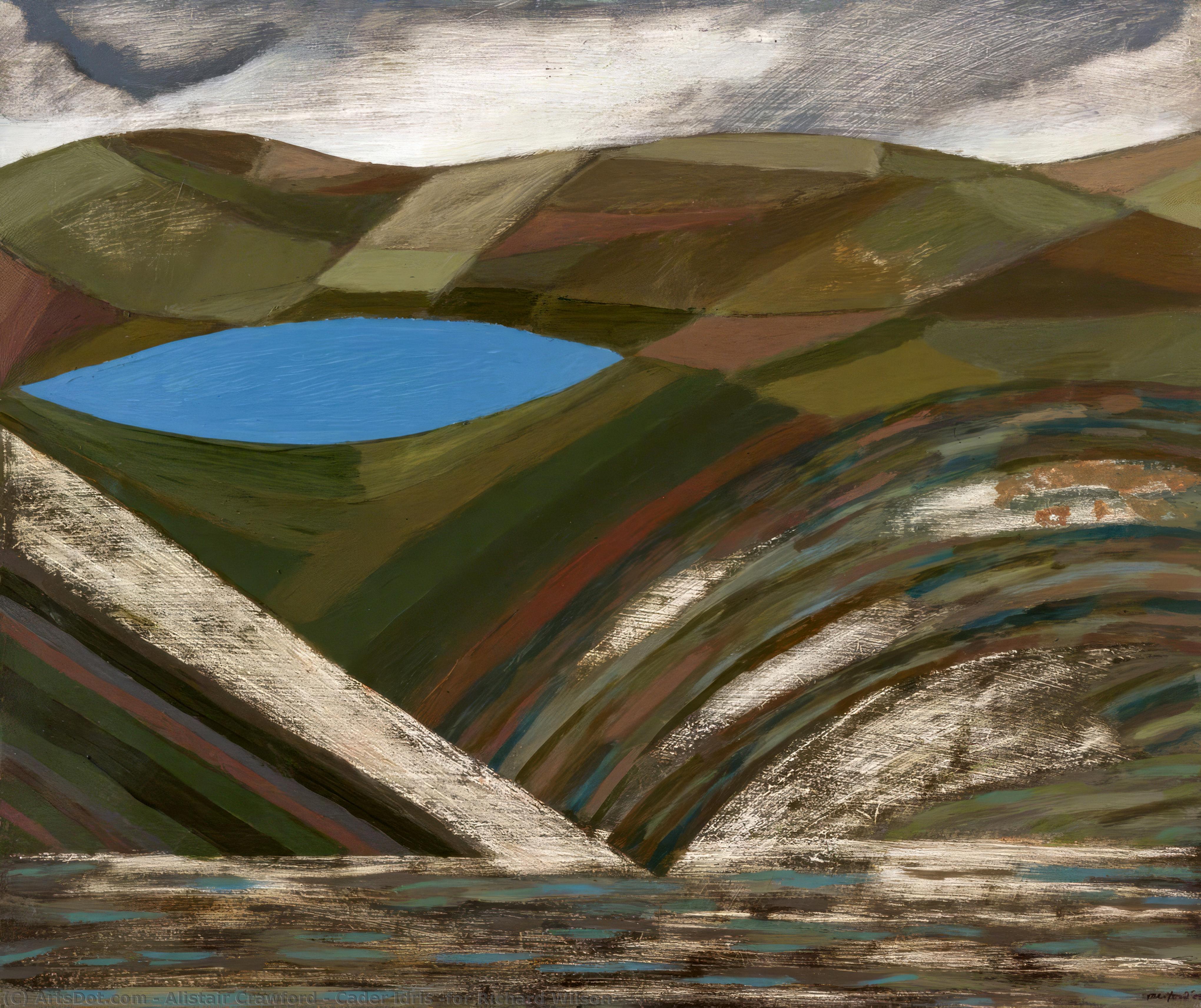 Wikioo.org - The Encyclopedia of Fine Arts - Painting, Artwork by Alistair Crawford - Cader Idris (for Richard Wilson)
