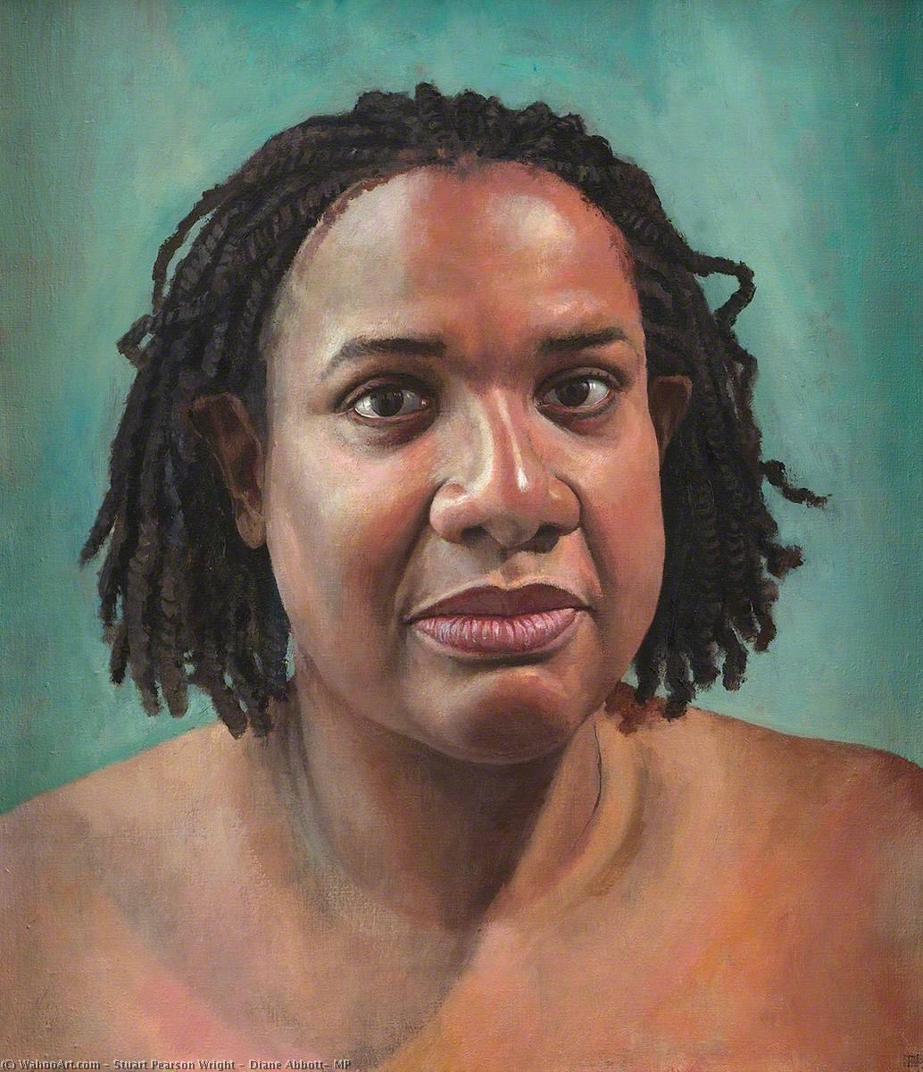 Wikioo.org - The Encyclopedia of Fine Arts - Painting, Artwork by Stuart Pearson Wright - Diane Abbott, MP