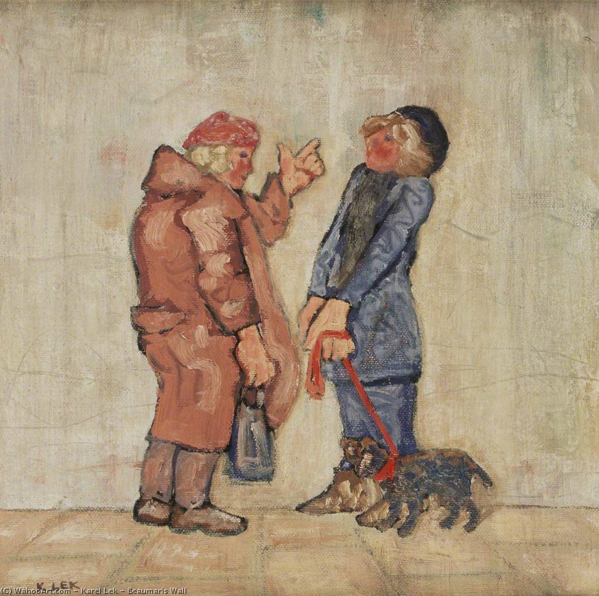 Wikioo.org - The Encyclopedia of Fine Arts - Painting, Artwork by Karel Lek - Beaumaris Wall